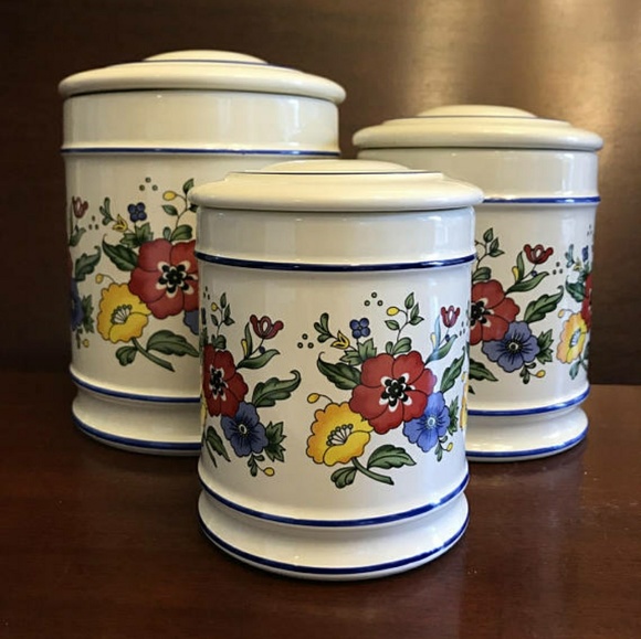 Vintage 3.pc. Canisters set. - Picture 1 of 2